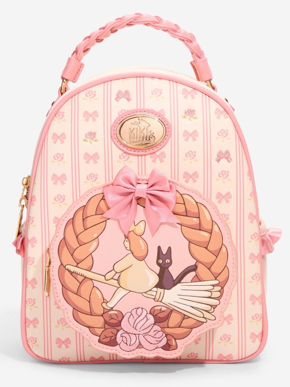 New Studio Ghibli Kiki's Delivery Service Bread Wreath Floral Mini Backpack